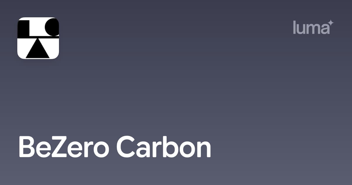 BeZero Carbon · Events Calendar