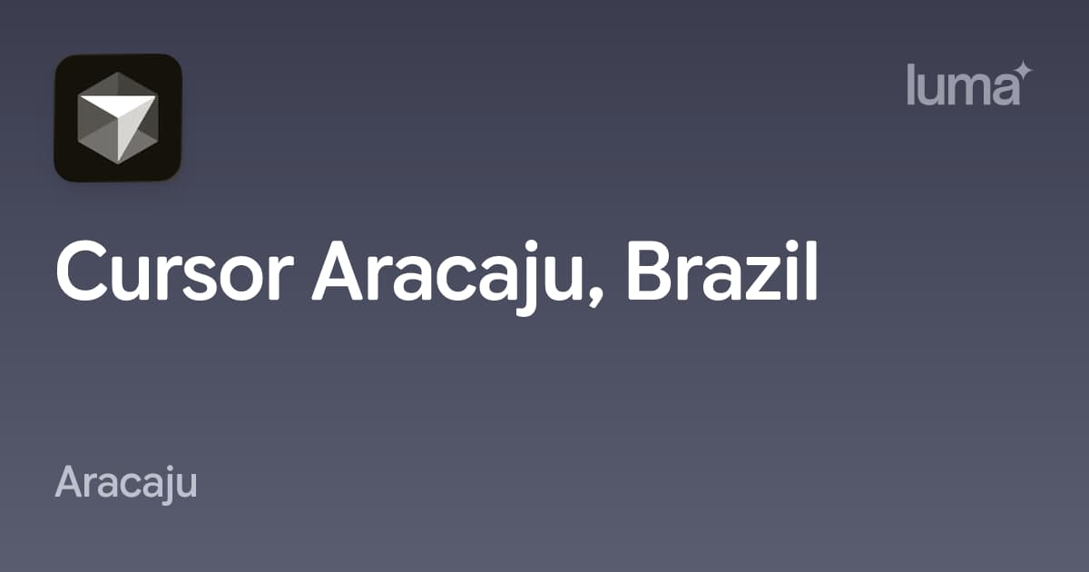 Cursor Aracaju, Brazil · Events Calendar