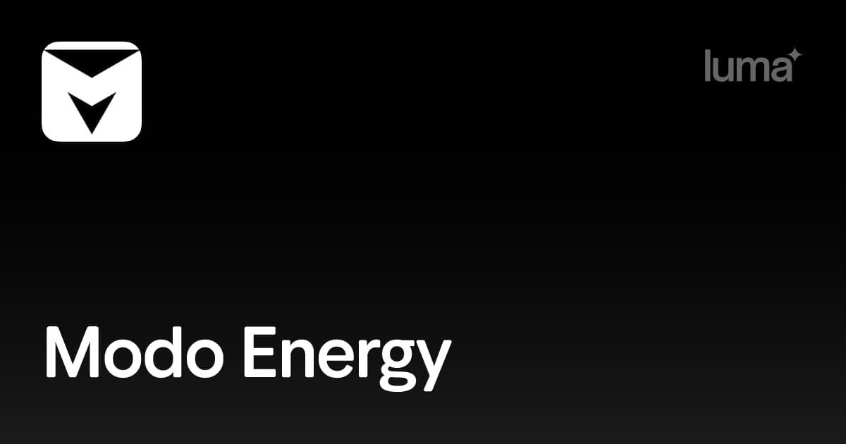 Modo Energy · Events Calendar